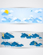 Good and bad weather background.