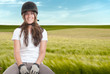 Riding on the fields