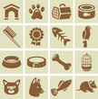 Vector design elements for veterinary