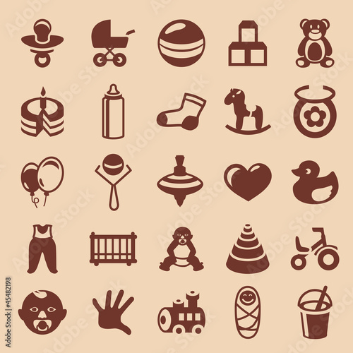 Vector: Vector design elements for children and kids Vector design elements for children and kids