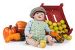 Photo: Baby Puppe mit Kürbise Baby Puppe mit Kürbise