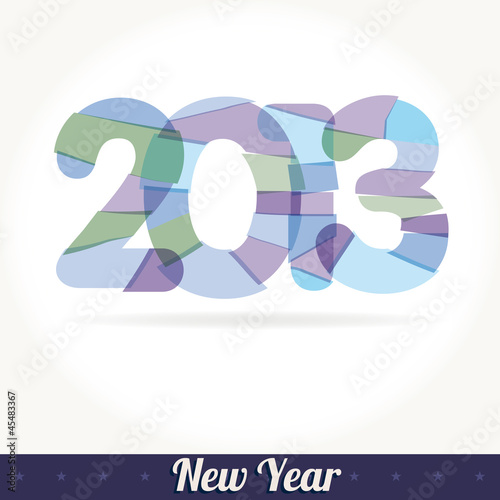 Vector: New 2013 year greeting card vector New 2013 year greeting card vector