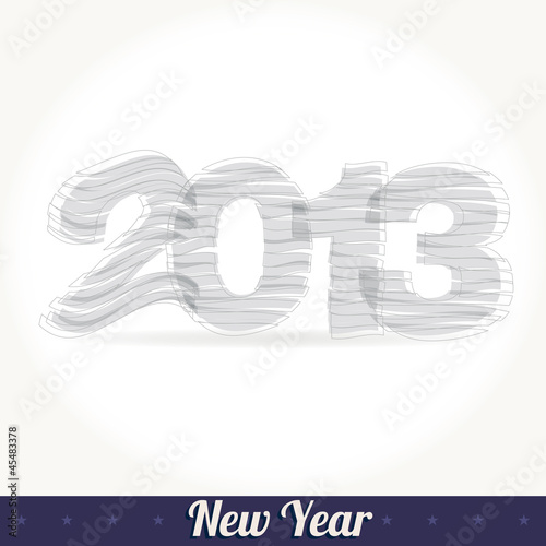 Vector: New 2013 year greeting card vector New 2013 year greeting card vector