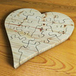 Herz aus Holz geschlossen