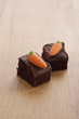 Chocolate cake with carrots