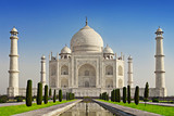 Taj Mahal in sunrise light