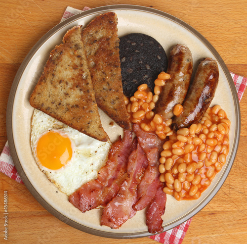Photo: Full English Fried Breakfast Full English Fried Breakfast