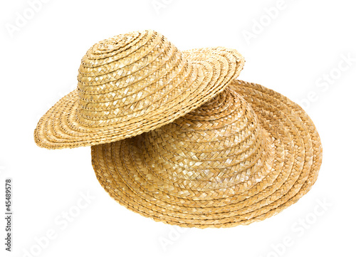 Photo: Two straw hats Two straw hats