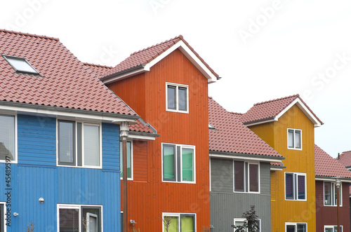 Photo: colorful houses colorful houses