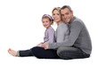 Portrait of a couple with their daughter