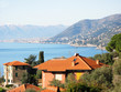 View to Riviera Levante, Italy from Camogli town