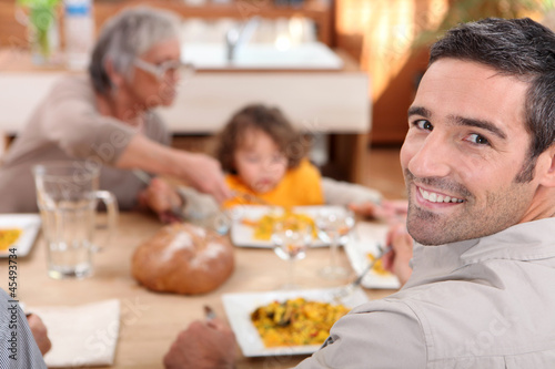 Photo: Family meal Family meal