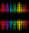 abstract music volume equalizer concept idea background