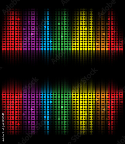 Vector: abstract music volume equalizer concept idea background abstract music volume equalizer concept idea background
