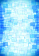 glass blue squares