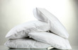 pillows, on grey background