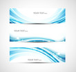 Vector: Abstract header blue wave whit vector background Abstract header blue wave whit vector background