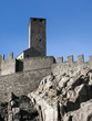 Ancient fortifications in Bellinzona, Switzerland