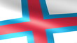 Faroe Islands Flag Waving