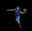 Photo: Basketball player with a ball Basketball player with a ball
