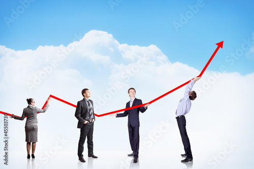 Photo: Business Growth And Success Graph Business Growth And Success Graph