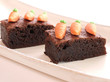 Chocolate cake with carrots