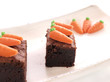 Chocolate cake with carrots
