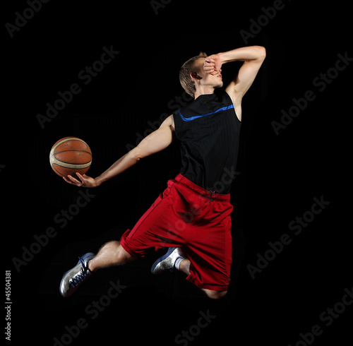 Photo: Basketball player with a ball Basketball player with a ball