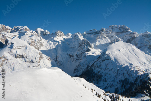Photo: High mountain peaks with snow High mountain peaks with snow