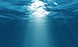 light underwater in the ocean