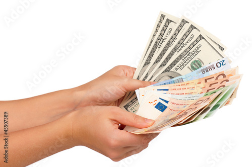 Photo: Hand with money Hand with money
