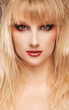 portrait of a beautiful blond girl