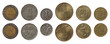 Israeli Coins Isolated on White