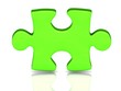 One green piece
