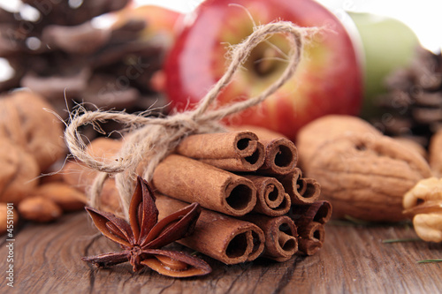 Photo: cinnamon and anise cinnamon and anise
