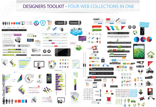 Vector: Designers toolkit - Four collections in one Designers toolkit - Four collections in one