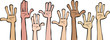 Cartoon hands