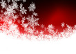 Roter Hintergrund, Schneeflocken, Schnee, Symbole, Zeichen, Eis