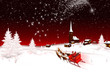 Winterlandschaft, Weihnachten, Weihnachtsmann, Sternschnuppe