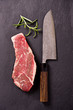 Steak mit Santoku-Messer