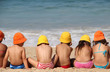 Cute children on the beach