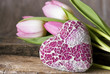Foto: Herz mit Tulpen Herz mit Tulpen