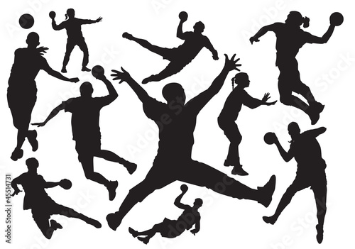 Vector: handball vector handball vector