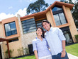 Couple with a beautiful house