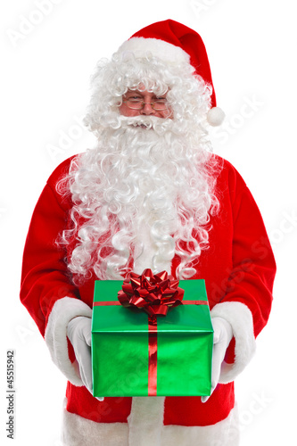 Photo: Santa Claus giving you a gift Santa Claus giving you a gift