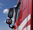 lkw führerhaus rot