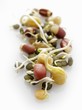 Various sprouts (chickpeas, lentils, beans)