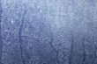 An icy window pane (macro zoom)