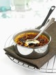 Creme brulee in a pot