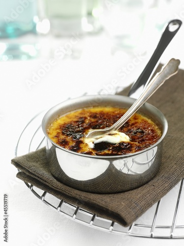 Photo: Creme brulee in a pot Creme brulee in a pot